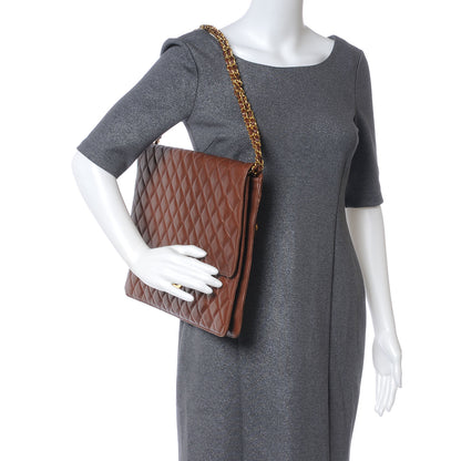 Chanel Lambskin Portfolio Flap Brown 2 of 8