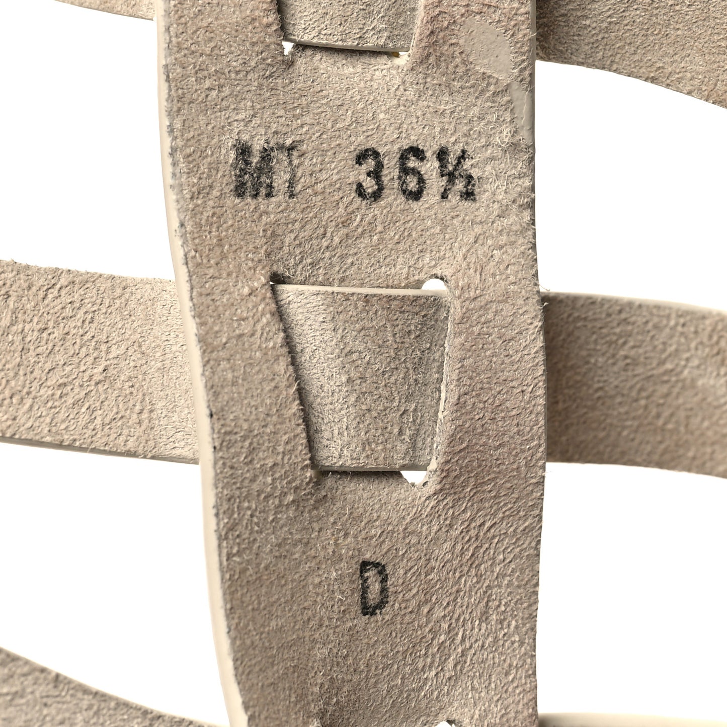 Calfskin Dioriviera Dior Marine Sandals 36.5 White
