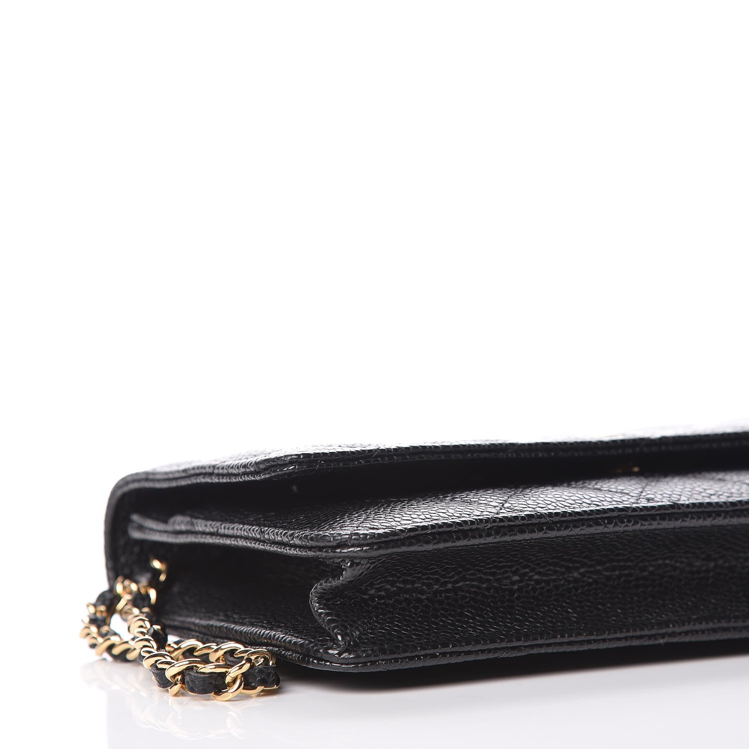 Chanel Caviar Quilted Wallet On Chain WOC Black 9 of 11