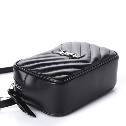 Saint Laurent Calfskin Matelasse Monogram Lou Belt Bag Black 4 of 10