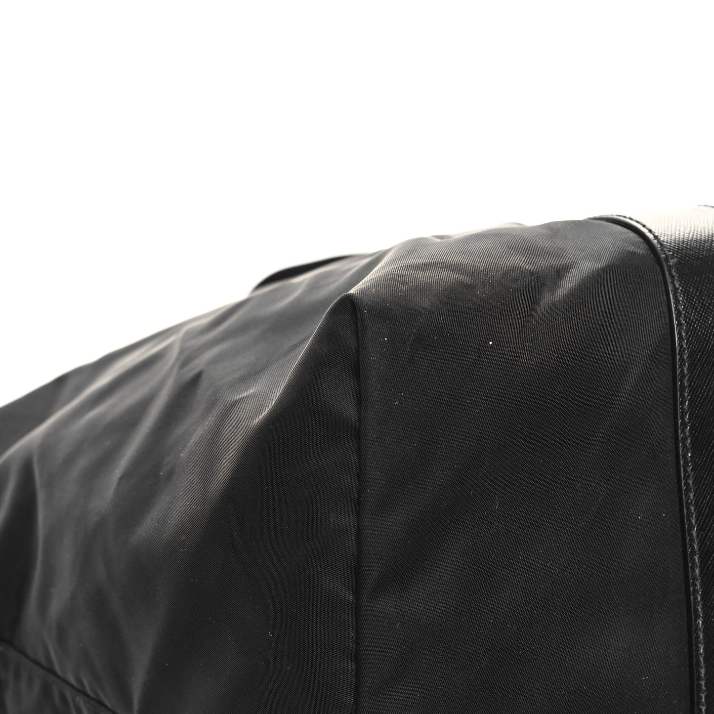 Tessuto Nylon Saffiano Carry On Travel Bag Black