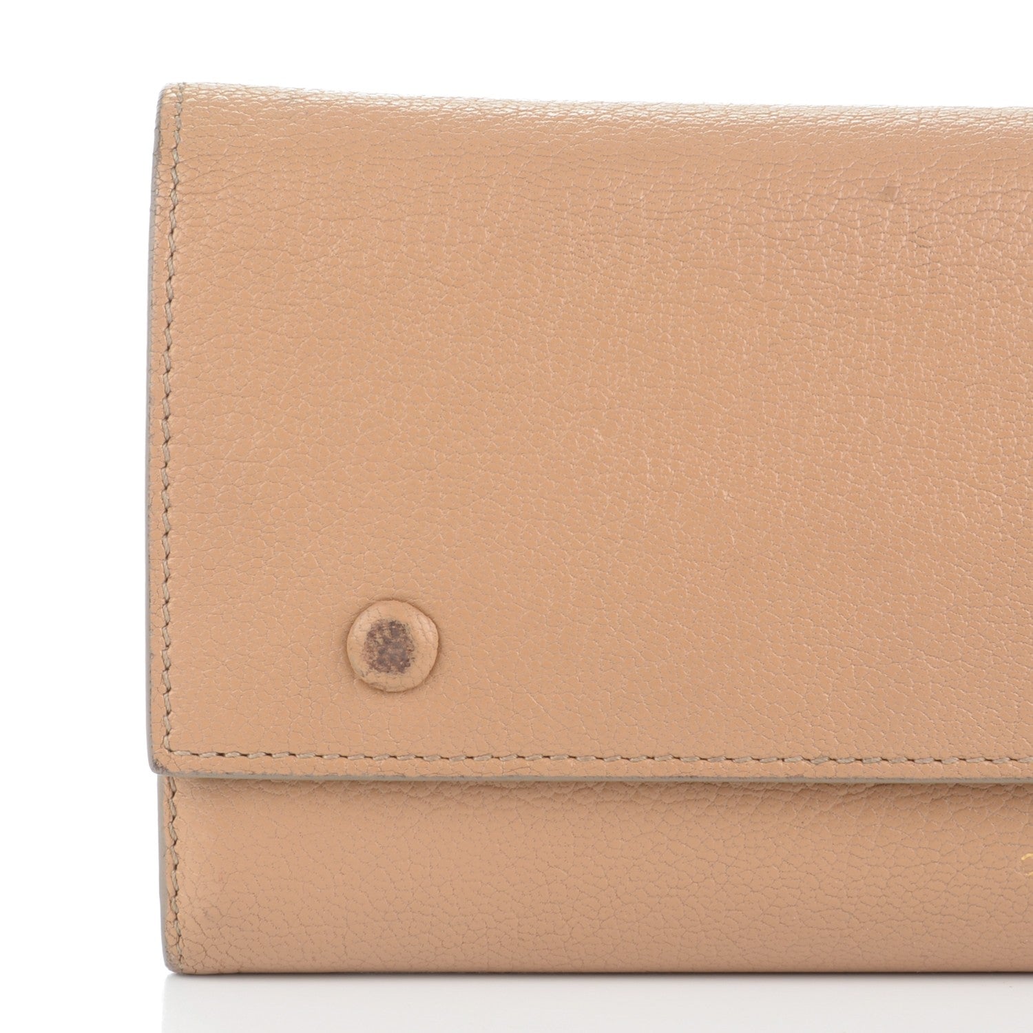 Celine Goatskin Large Multifunction Flap Wallet Praline 7 of 8