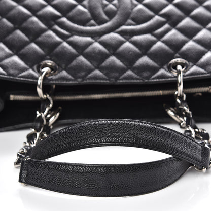 Chanel Caviar Quilted Grand Shopping Tote GST Black 12 of 14