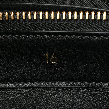 Celine Satinated Calfskin Small 16 Top Handle Bag Black 8 of 11