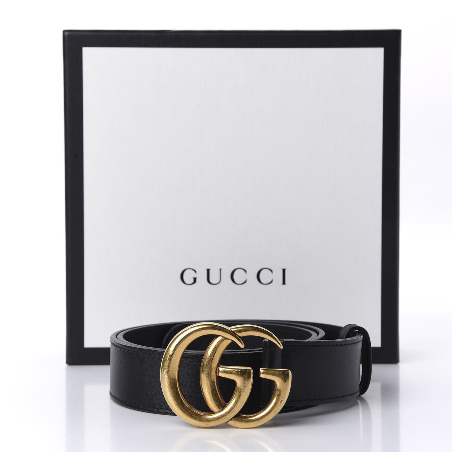 Calfskin Double G 30mm Belt 75 30 Black