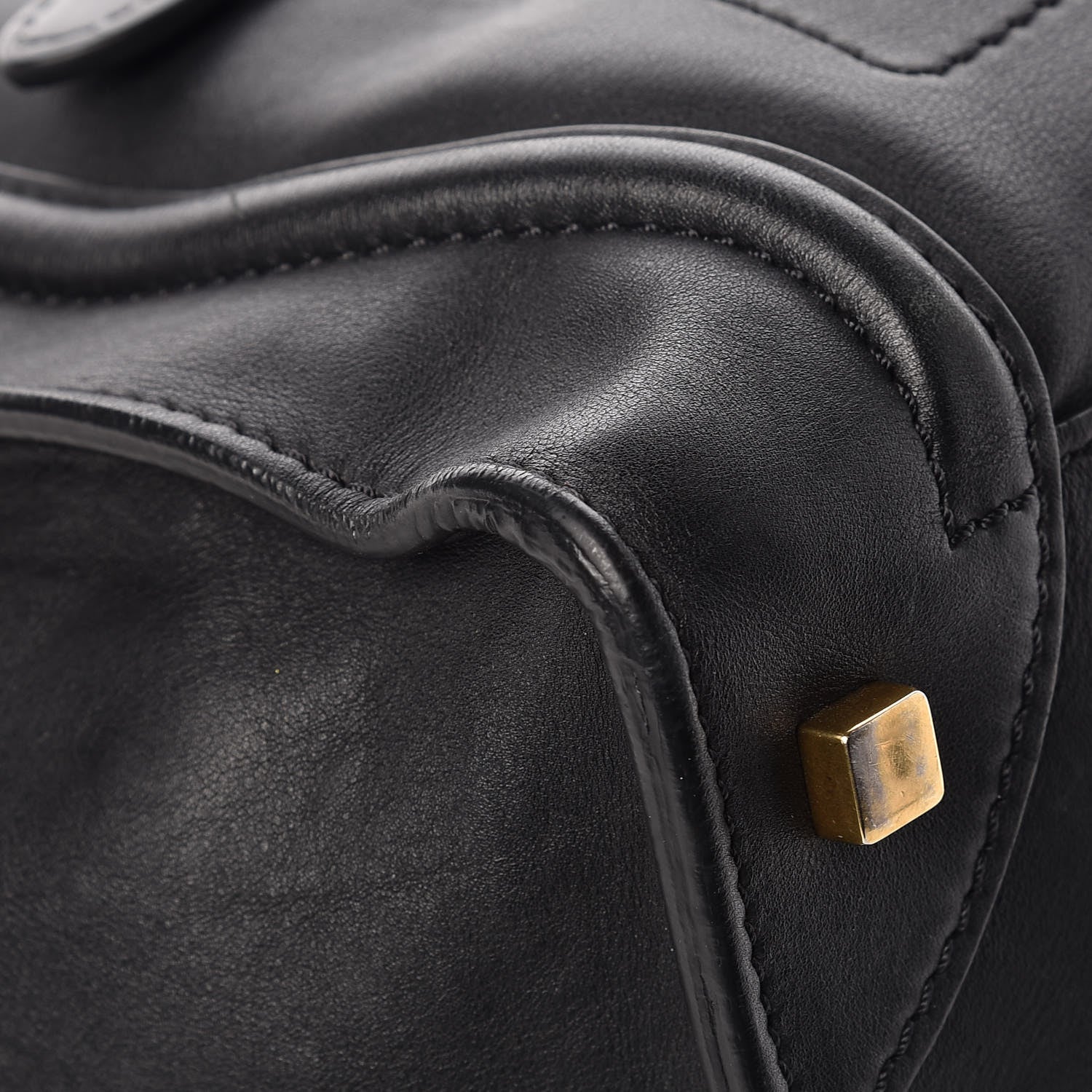 Celine Smooth Calfskin Mini Luggage Black 10 of 20