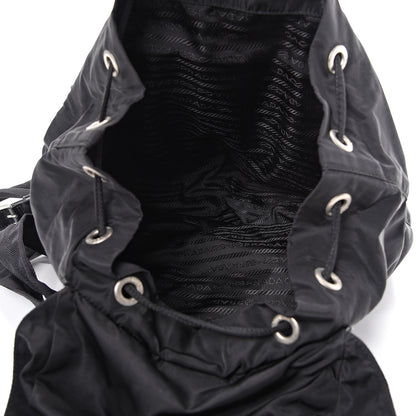 Prada Nylon Vela Medium Backpack Black 4 of 13