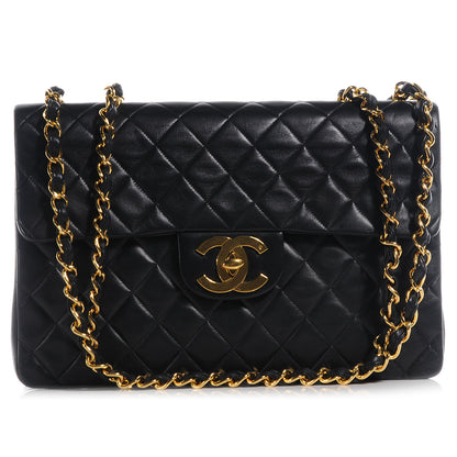 Chanel Lambskin XL Jumbo Flap Black 1 of 8