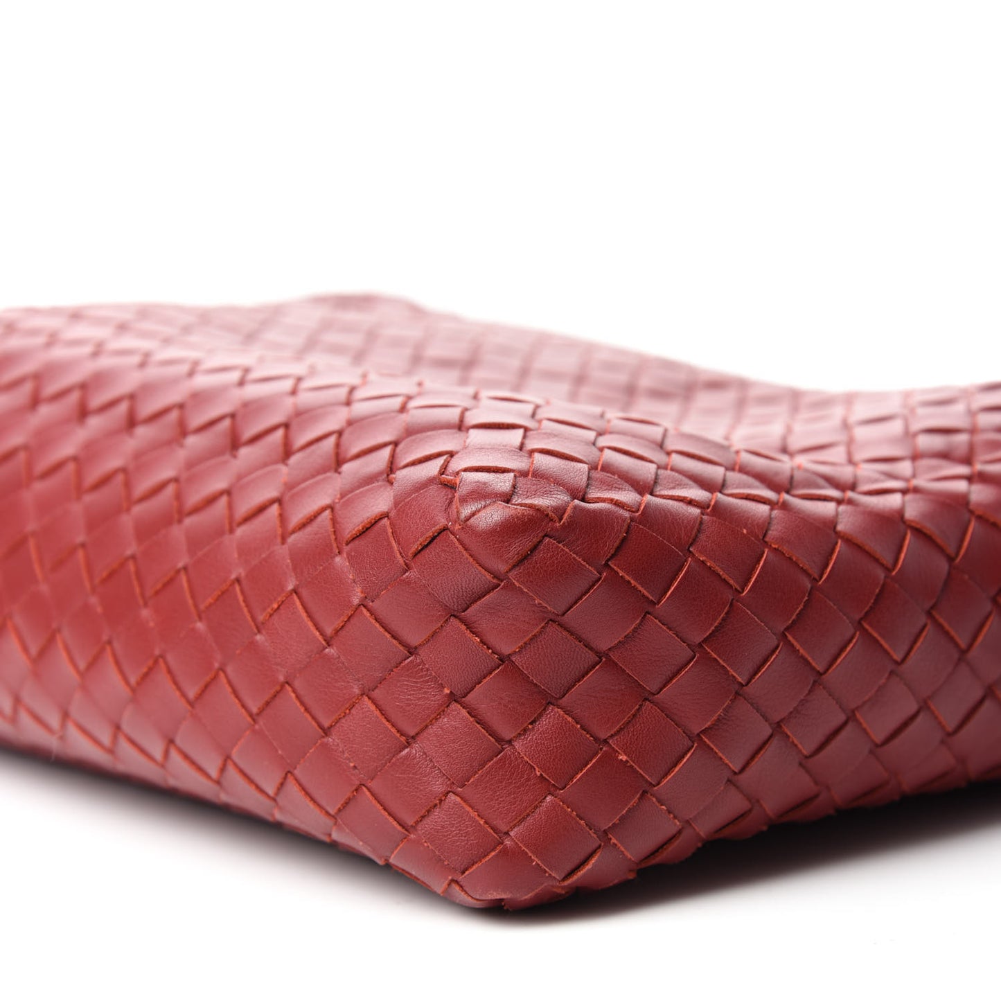 Nappa Intrecciato Small Camera Bag Red