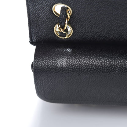 Chanel Caviar Quilted Small Double Flap Black 13 of 14