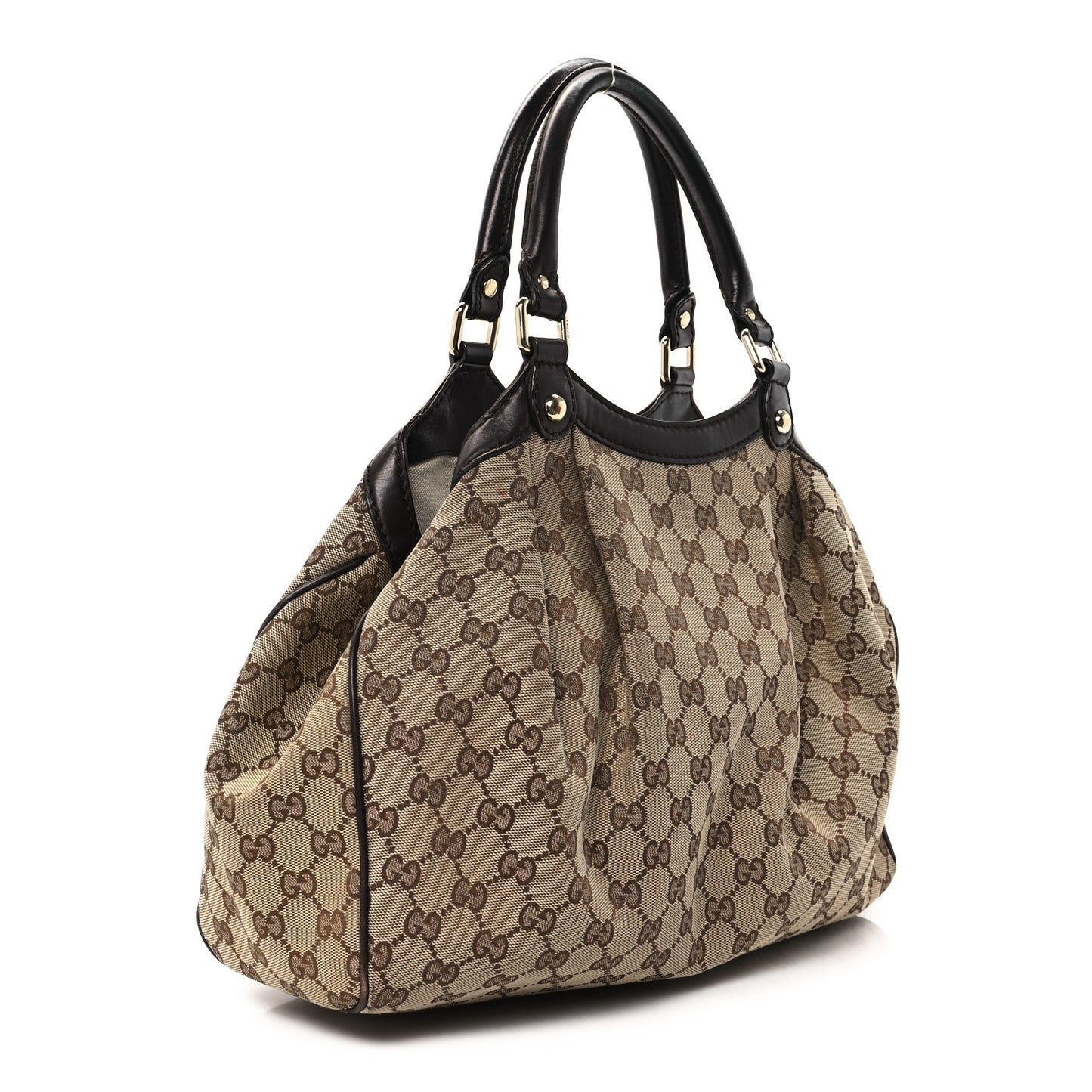 Monogram Medium Sukey Tote Dark Brown