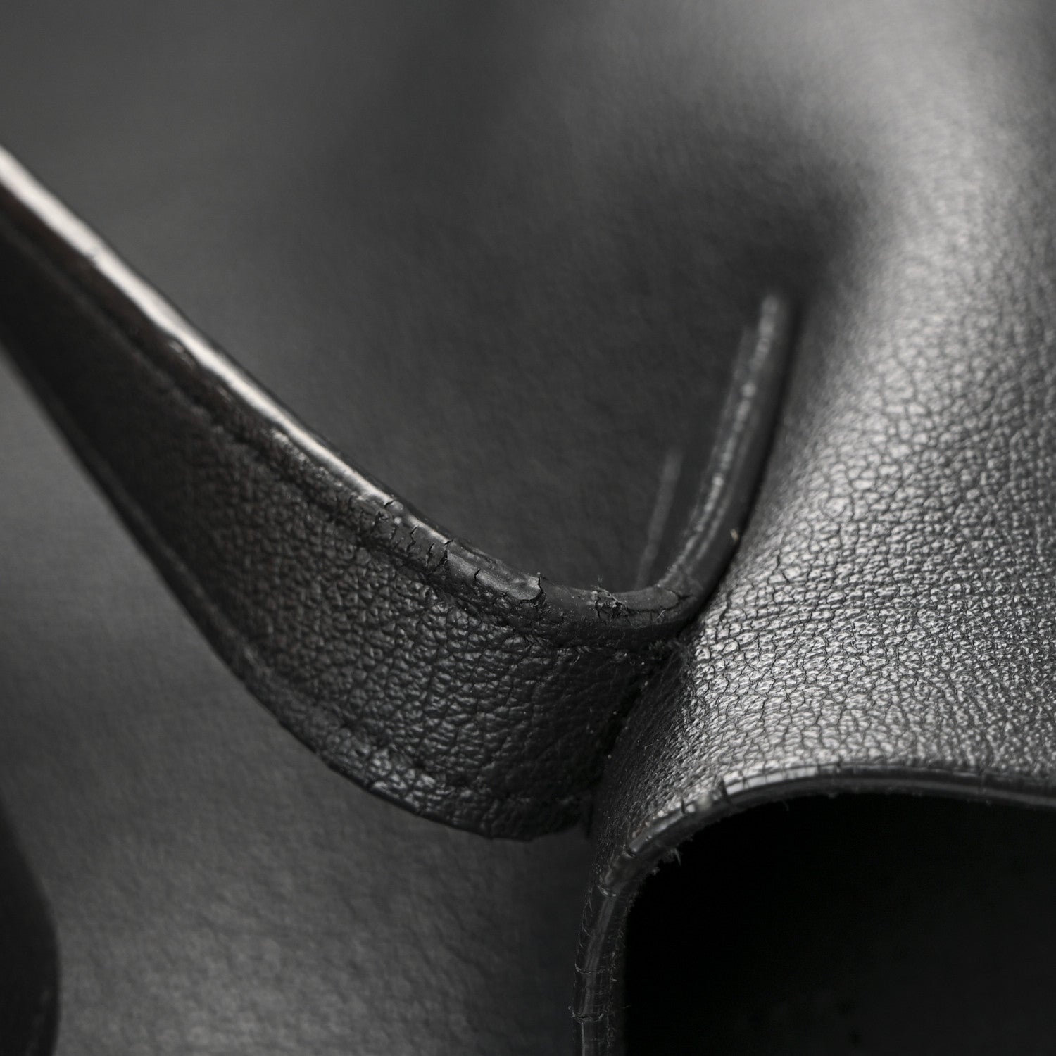 Saint Laurent Calfskin Large Shopping Tote Black 12 of 14