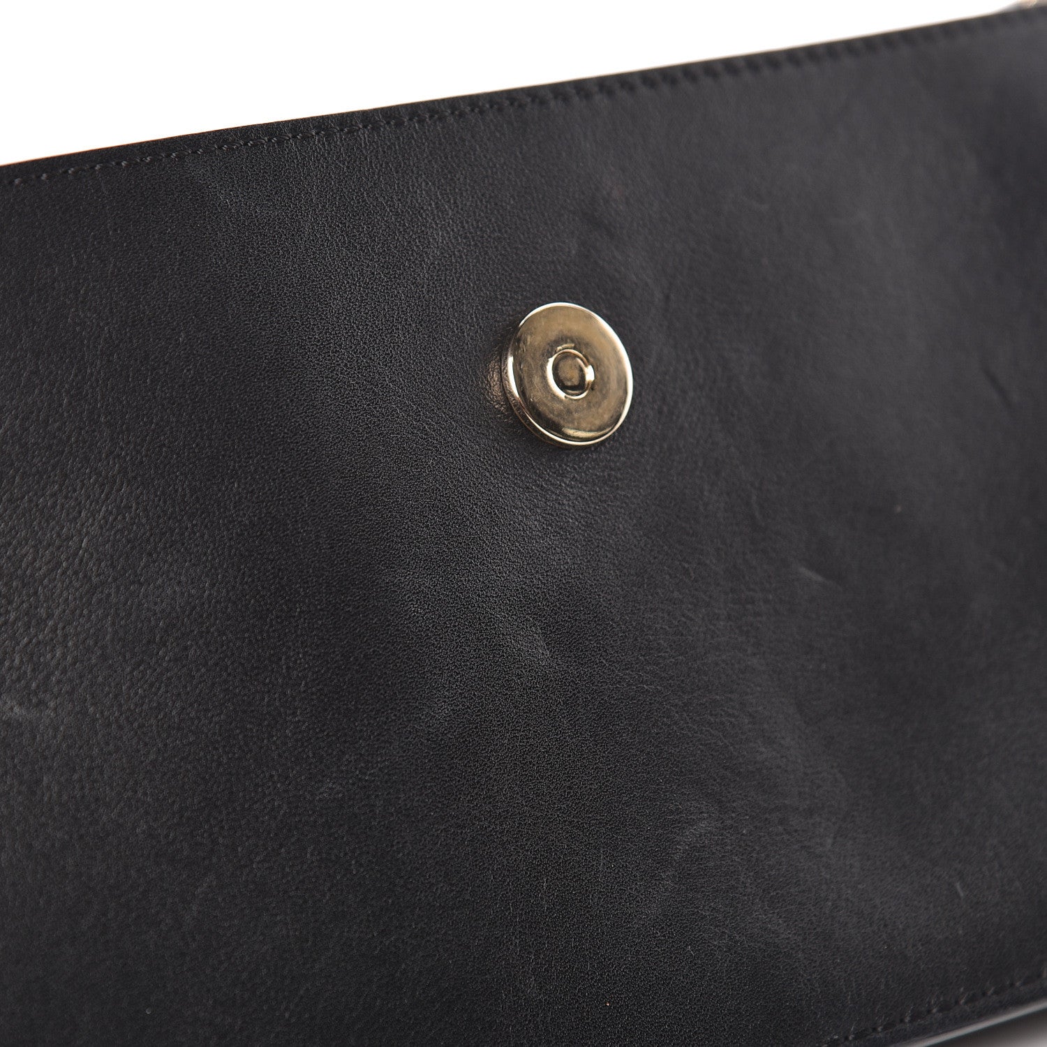 Chloe Suede Calfskin Small Faye Shoulder Bag Black 16 of 19