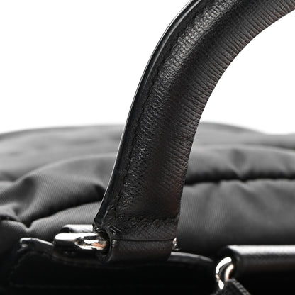 Prada Tessuto Nylon Medium Dome Backpack Black 13 of 15