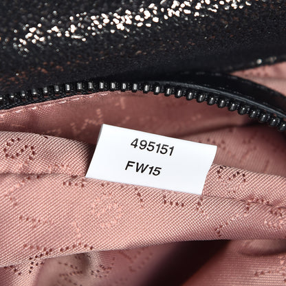 Stella McCartney Chamois Shiny Dotted Quilted Small Falabella Tote Ruthenium 7 of 9