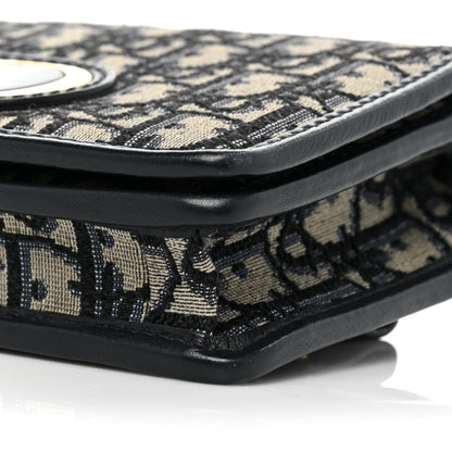 Christian Dior Oblique 30 Montaigne 2-In-1 Pouch Blue 8 of 12