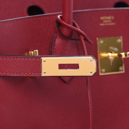 Hermes Epsom Birkin 30 Rouge Grenat 10 of 33