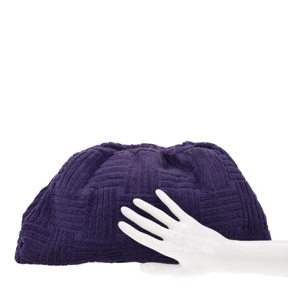 Bottega Veneta Sponge Fabric The Pouch Clutch Purple 2 of 10