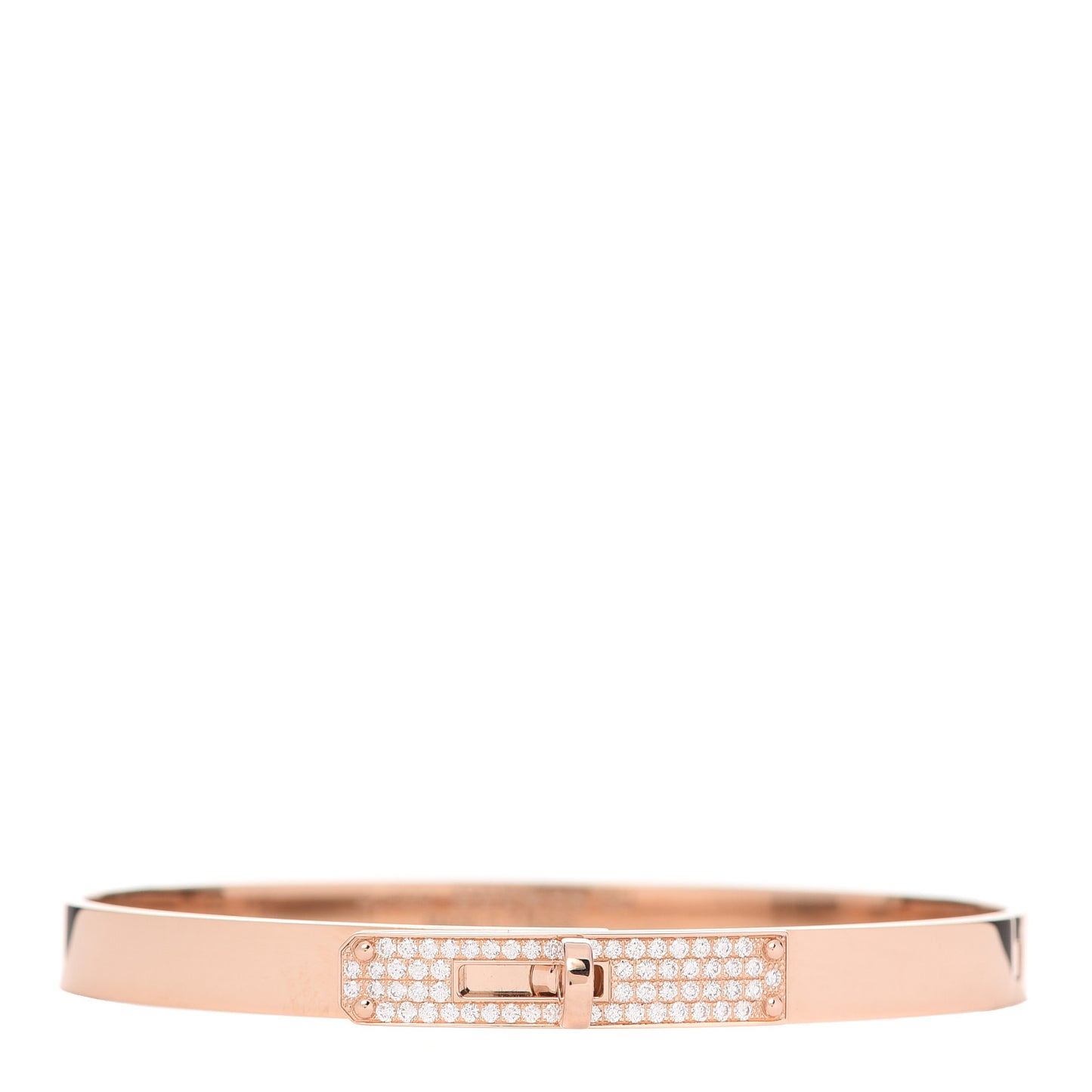 18K Rose Gold Diamond PM Kelly Pave Bracelet SH