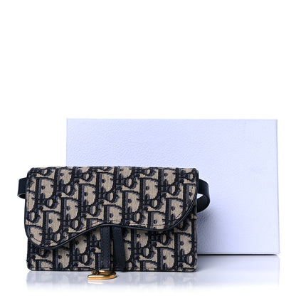 Christian Dior Oblique Saddle Belt Bag Blue 8 of 8
