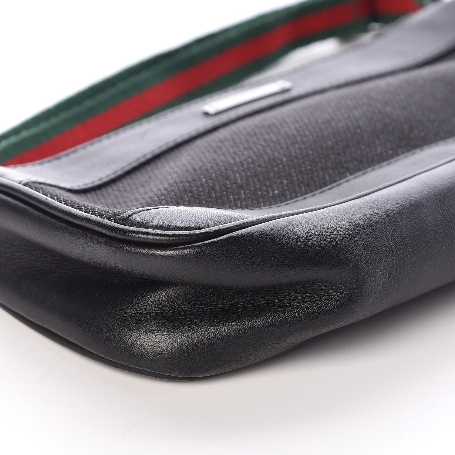 Gucci Denim Web Pochette Black 8 of 9