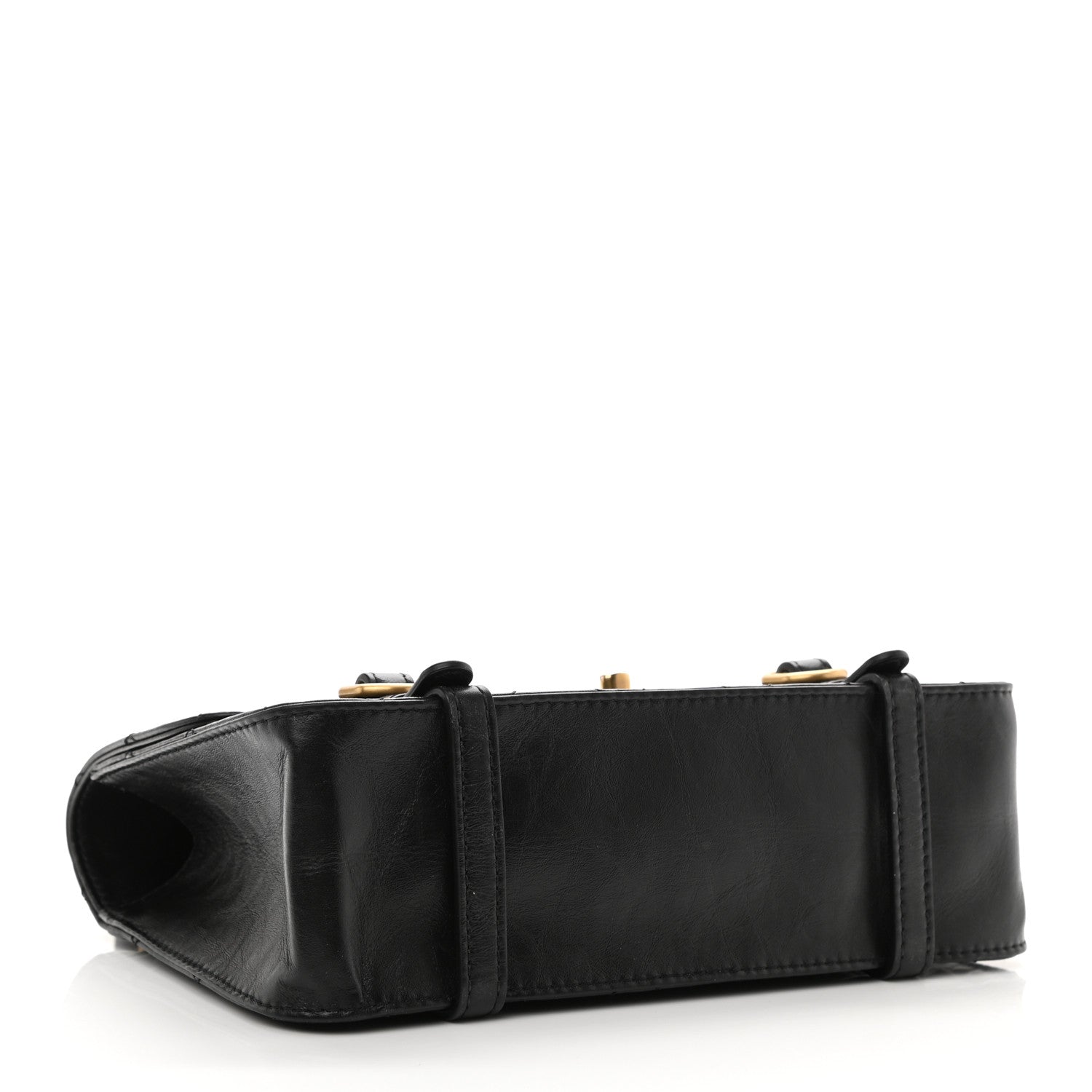 Chanel Aged Calfskin Quilted City School Flap Black 4 of 10