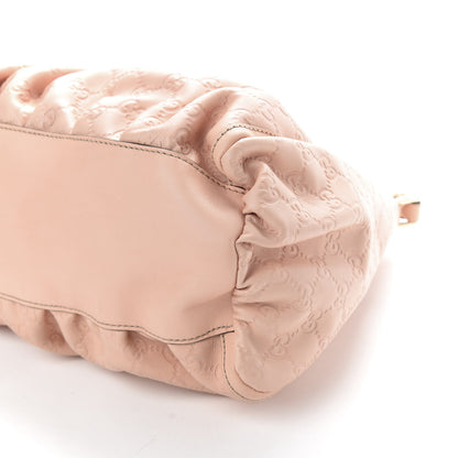 Gucci Guccissima Large D Gold Hobo Pink 7 of 10