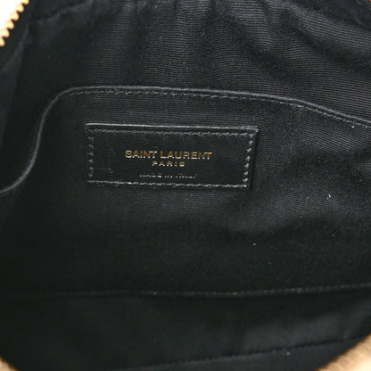 Saint Laurent Calfskin Matelasse Monogram Lou Camera Bag Blanc Vintage 6 of 9