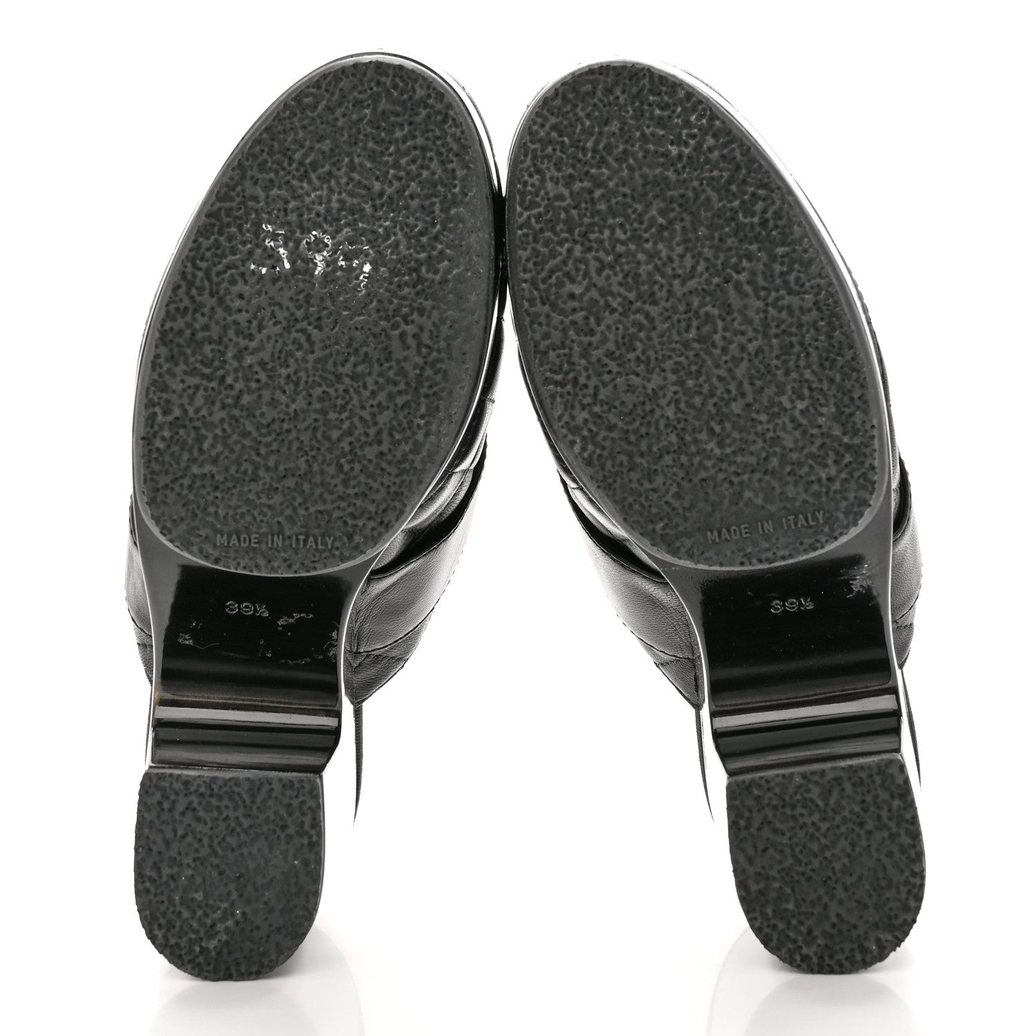 Chanel Lambskin Quilted CC Turn Lock Clogs 39.5 Black 5 of 13