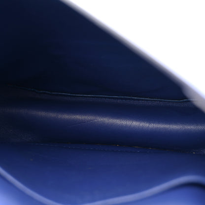 Celine Grained Calfskin Small Trotteur  Indigo 10 of 13