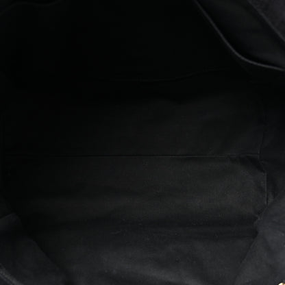 Chanel Mixed Fibers Calfskin Striped Medium Deauville Tote Black 5 of 10