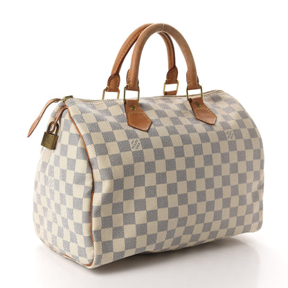 Louis Vuitton Damier Azur Speedy 30 3 of 10