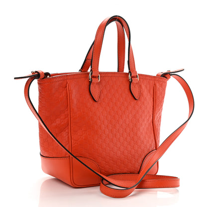 Gucci Microguccissima Small Bree Tote Sun Orange 3 of 10