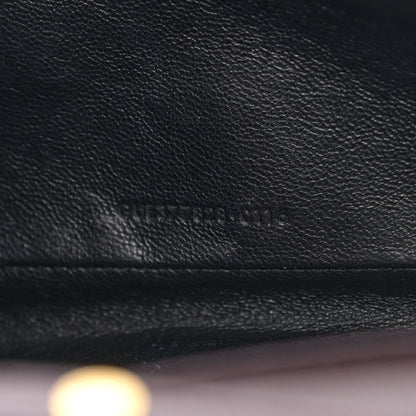 Saint Laurent Grain De Poudre Matelasse Chevron Monogram Chain Wallet Palissandre 8 of 15
