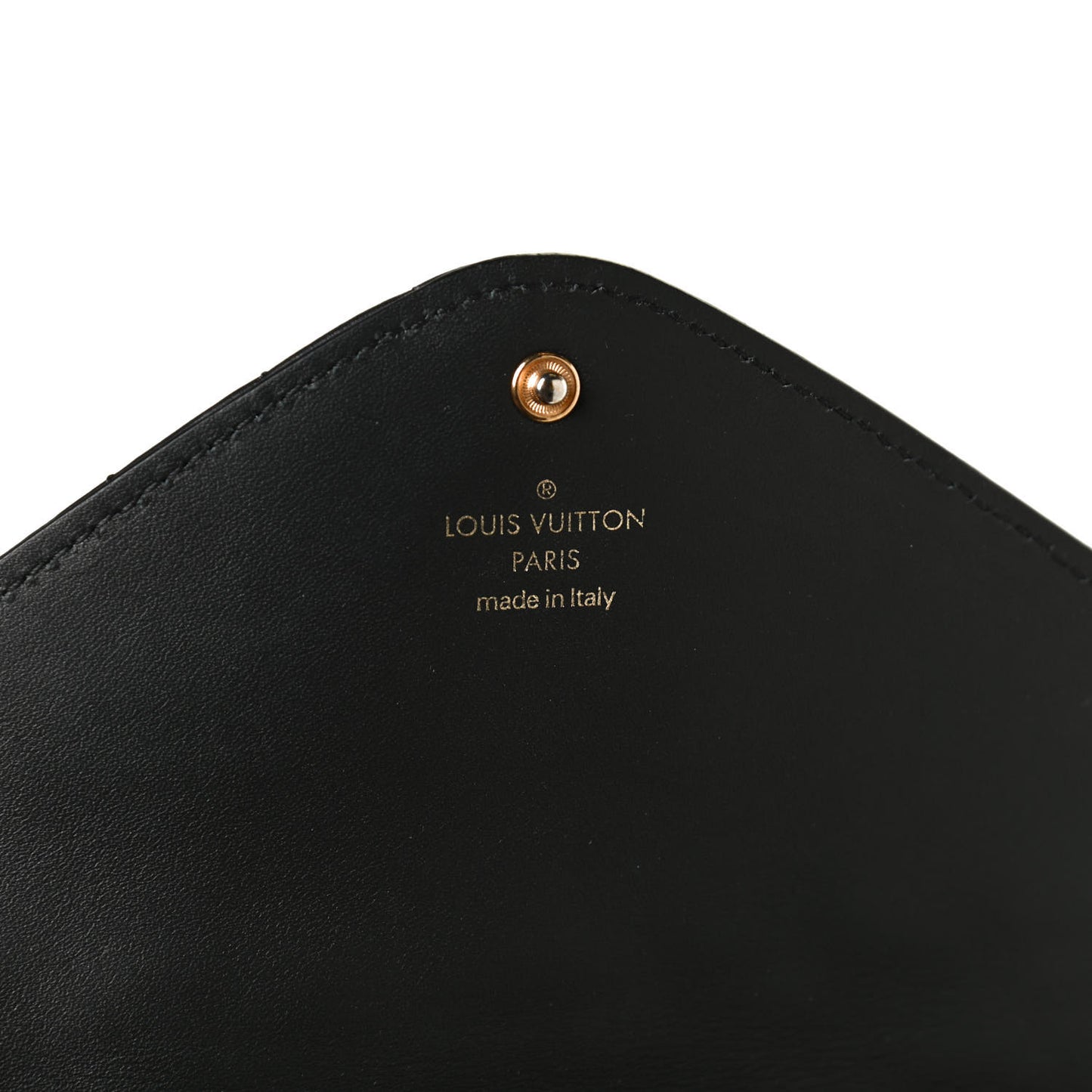 Calfskin New Wave Long Wallet Black