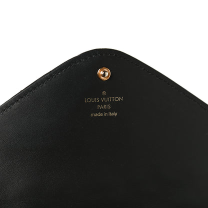 Louis Vuitton Calfskin New Wave Long Wallet Black 7 of 11