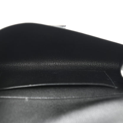 Hermes Chevre Mysore Medor 23 Clutch Black 5 of 6