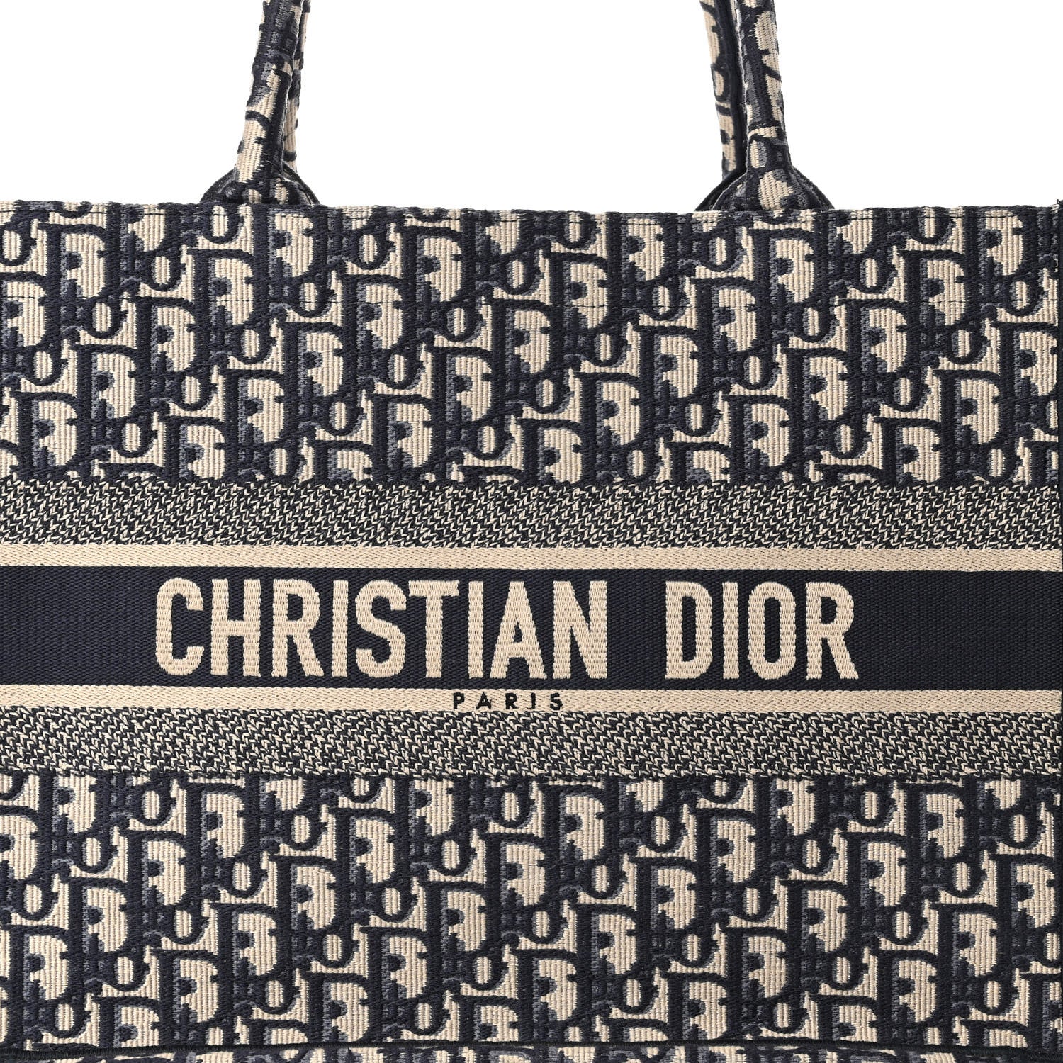 Christian Dior Oblique Medium Book Tote Blue Multicolor 8 of 10