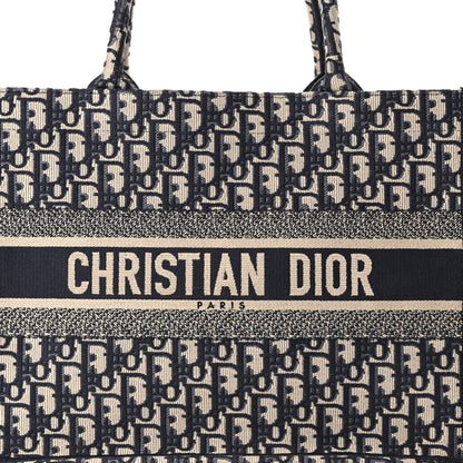 Christian Dior Oblique Medium Book Tote Blue Multicolor 8 of 10