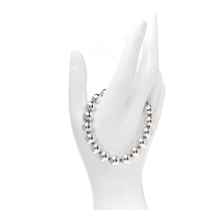 Tiffany Sterling Silver 10mm HardWear Ball Bracelet 2 of 5