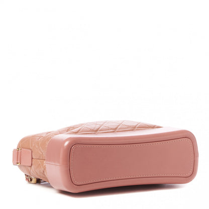 Chanel Aged Calfskin Quilted Medium Gabrielle Hobo Pink 4 of 9