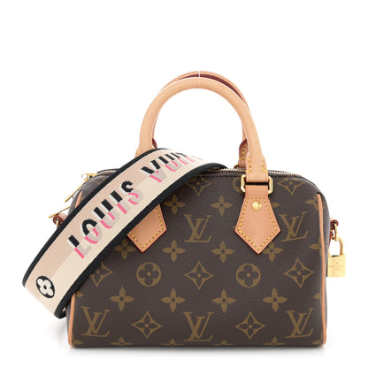Louis Vuitton Monogram Speedy Bandouliere 20 Black 1 of 13