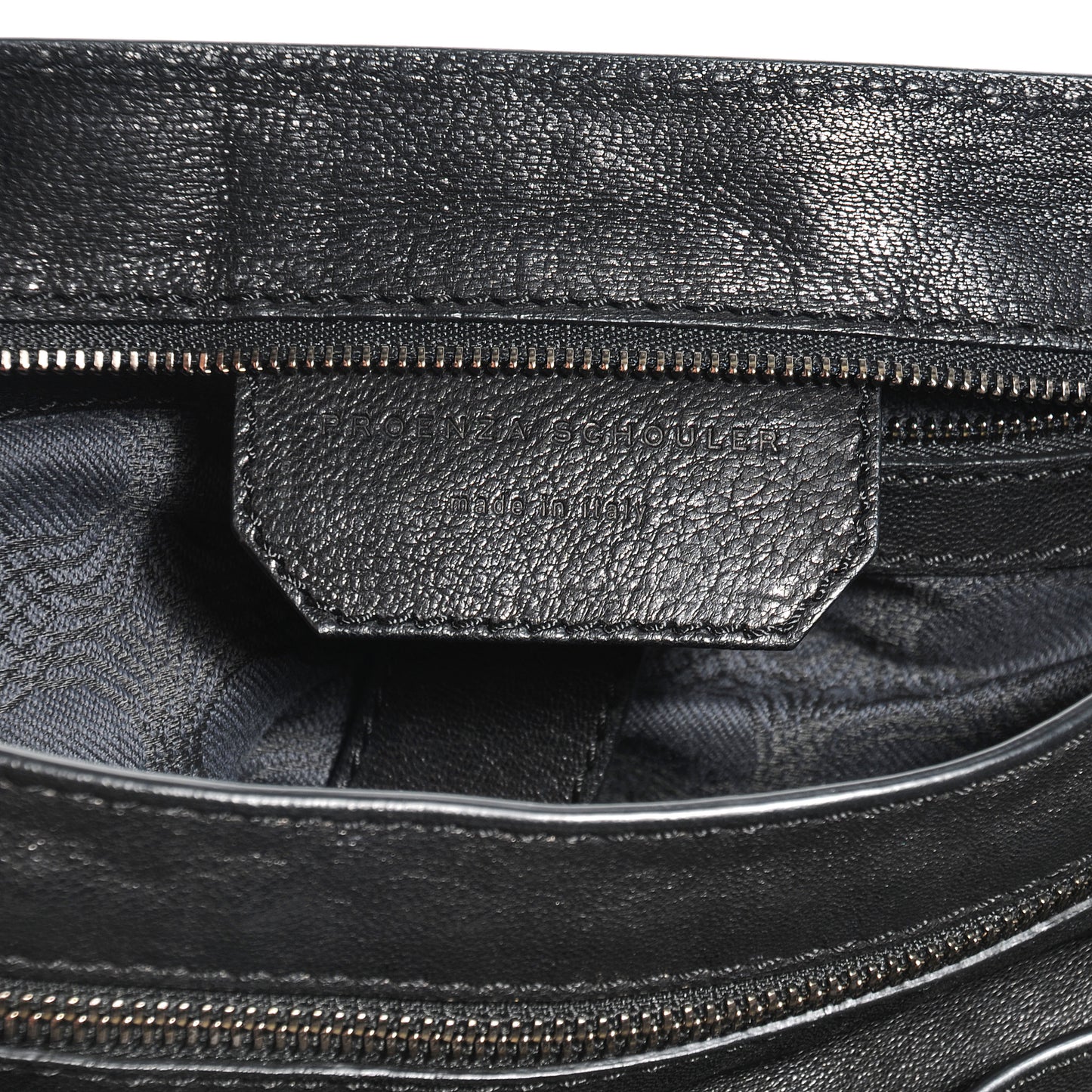 Lambskin PS1 Extra Large Satchel Black