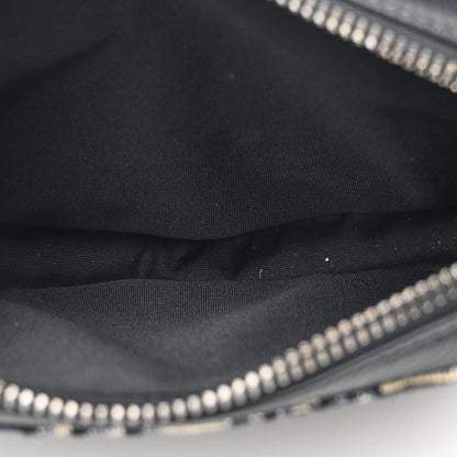 Christian Dior Oblique Pouch Navy Blue 6 of 12