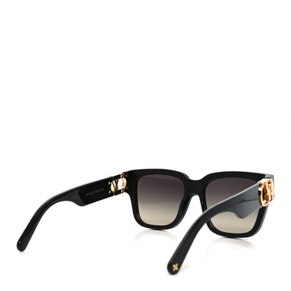 Louis Vuitton Acetate LV Link PM Square Sunglasses Z1566W Black 4 of 7