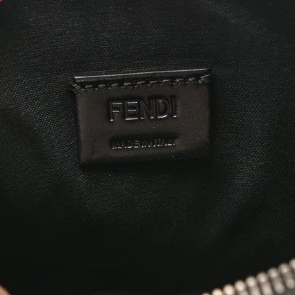 Fendi Vitello Grace FF 1974 Embossed Pouch Black 6 of 7