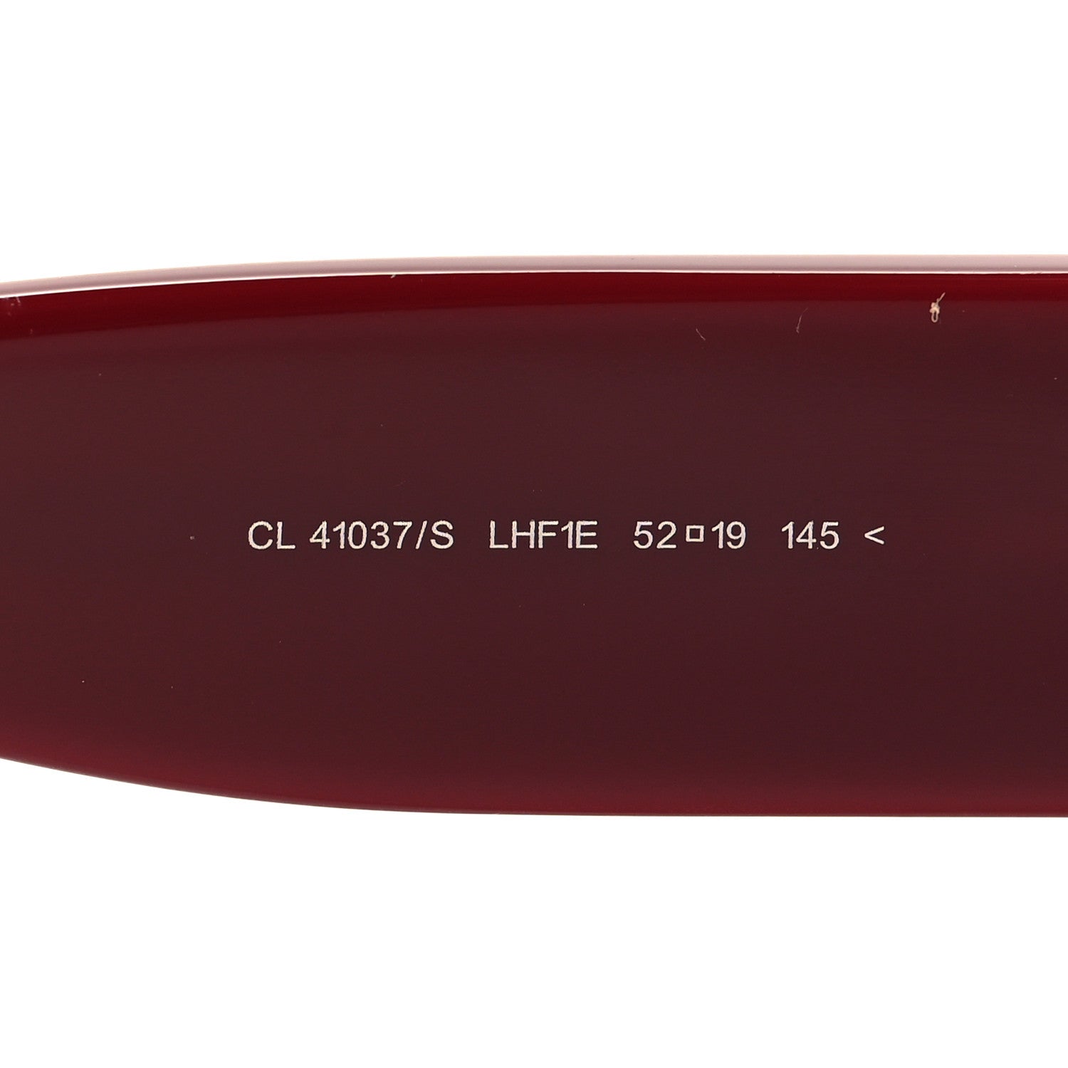 Celine Acetate Flat Top Rectangular Sunglasses CL41037 Burgundy 6 of 6