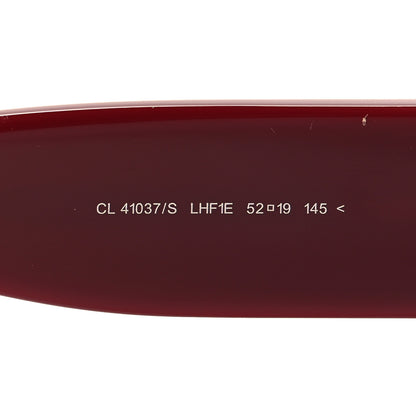 Celine Acetate Flat Top Rectangular Sunglasses CL41037 Burgundy 6 of 6