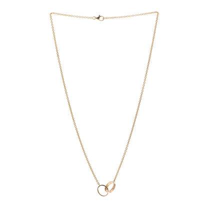 Cartier 18K Yellow Gold Interlocking LOVE Necklace 3 of 6