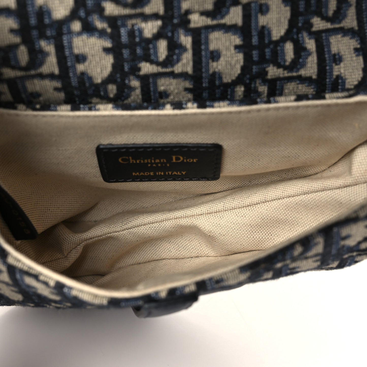 Oblique Mini Saddle Bag Blue